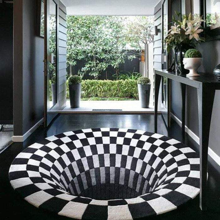 3D Vortex Illusion Rug Chyhua