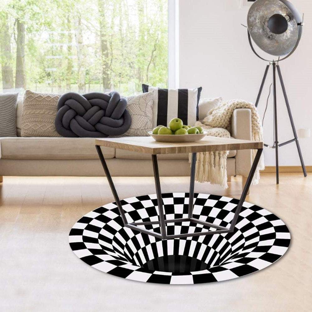 3D Vortex Illusion Rug Chyhua