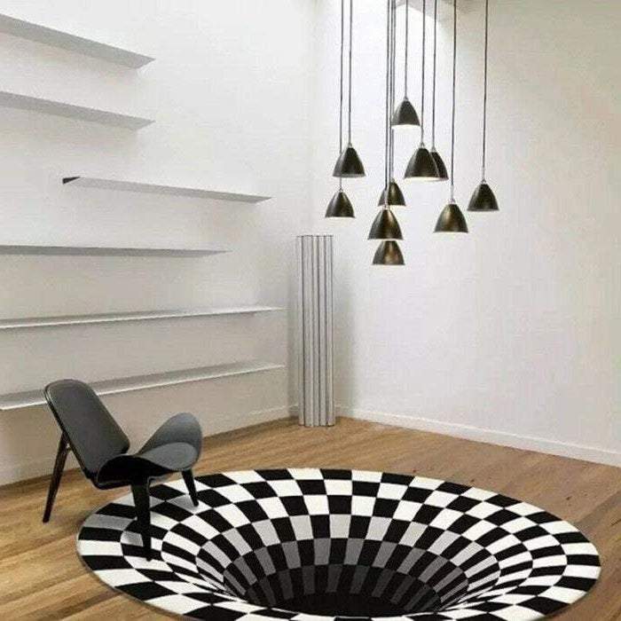 3D Vortex Illusion Rug Chyhua