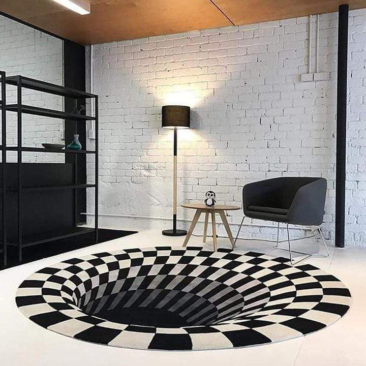 3D Vortex Illusion Rug Chyhua