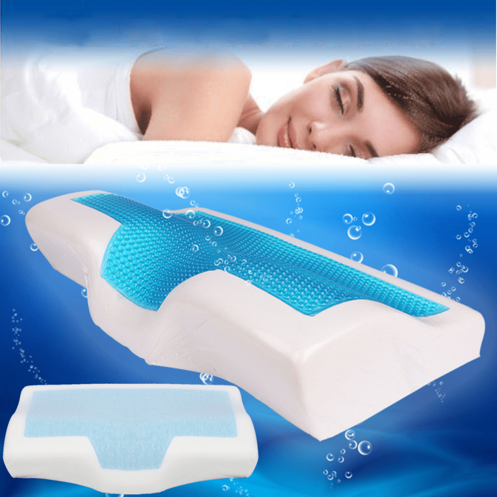 Cooling Gel Memory Foam Orthopedic Pillow With Mesh Pillowcase Chyhua
