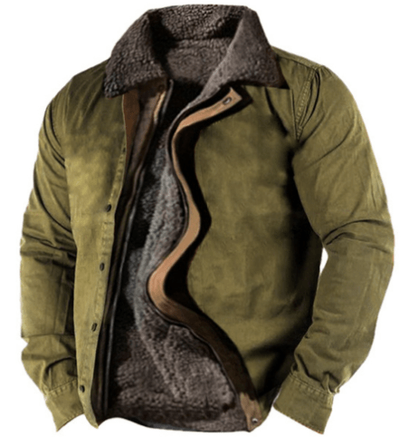 Men’s Winter Jacket Sherpa jacket Winter Coat Durable Casual / Daily ...