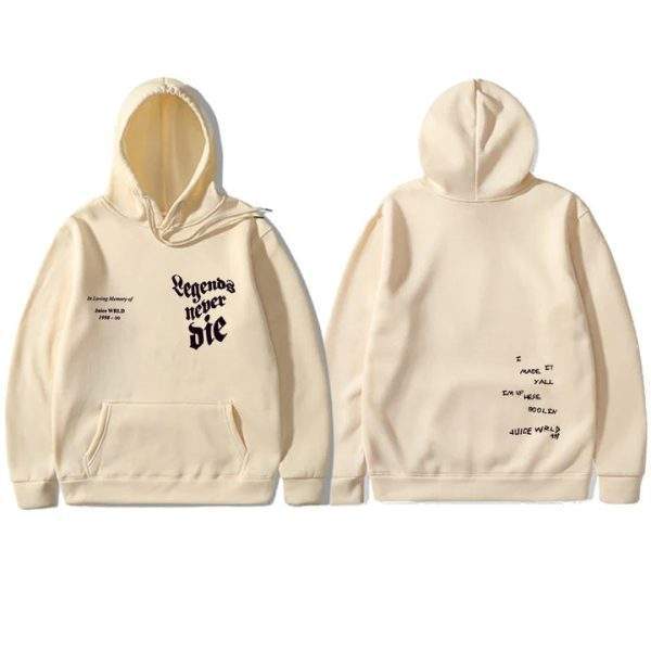 Juice WRLD in Loving Memory Hoodie Autumn and Winter Fleece Sweater ...