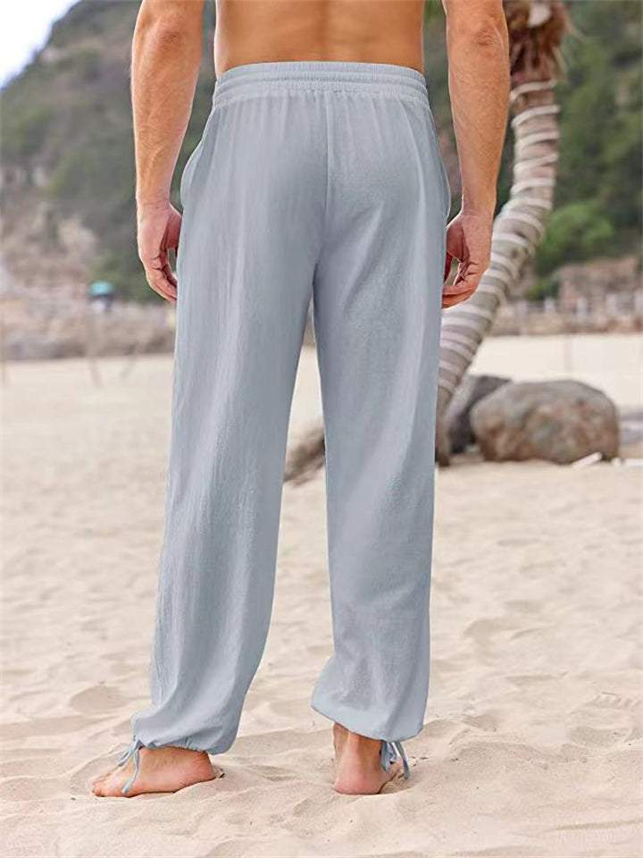 Loose Lightweight Stretchy Men’s Drawstring Beach Pants – Chyhua