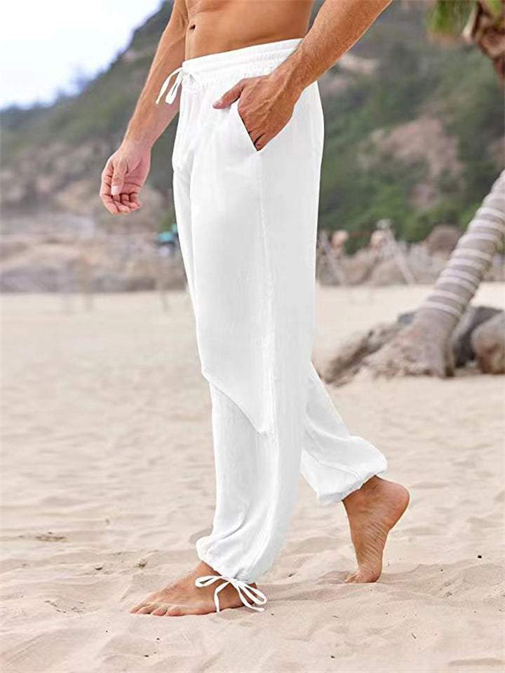 Loose Lightweight Stretchy Men’s Drawstring Beach Pants – Chyhua