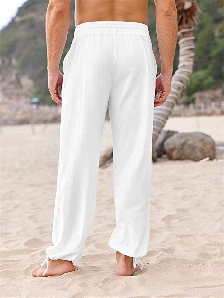 Loose Lightweight Stretchy Men’s Drawstring Beach Pants – Chyhua