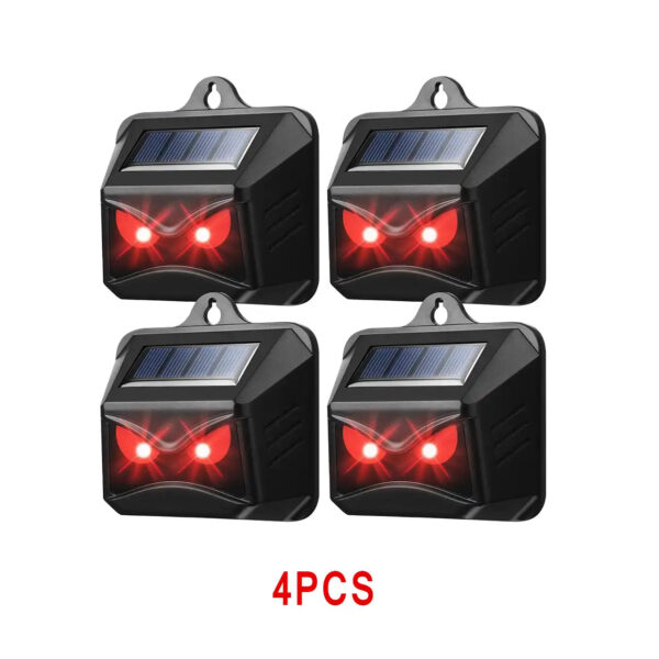 Solar Nocturnal Animal Repeller - With Red LED Light - For Skunk, Deer, Coyote, Fox, Raccoon, Cat, Garden, Yard, Farm Chicken Coop - Image 7