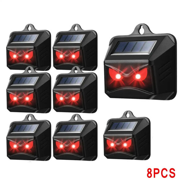 Solar Nocturnal Animal Repeller - With Red LED Light - For Skunk, Deer, Coyote, Fox, Raccoon, Cat, Garden, Yard, Farm Chicken Coop - Image 8