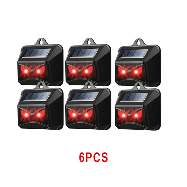 Solar Nocturnal Animal Repeller - With Red LED Light - For Skunk, Deer, Coyote, Fox, Raccoon, Cat, Garden, Yard, Farm Chicken Coop - Image 9