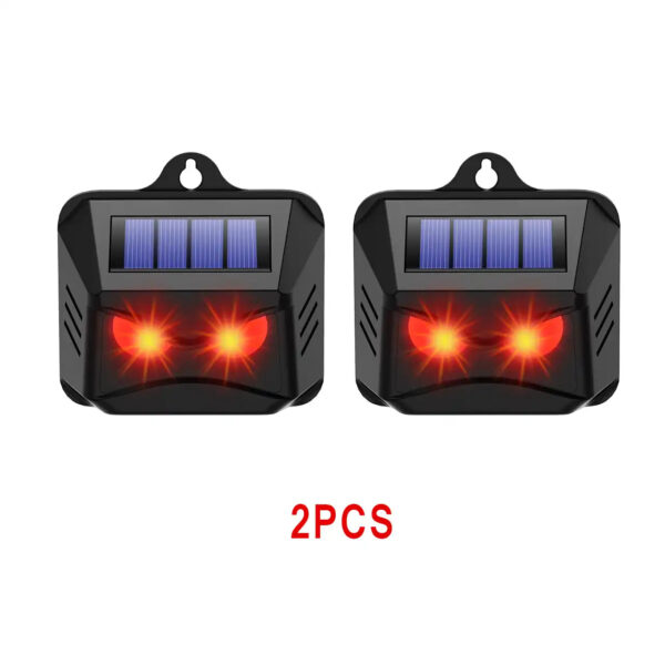 Solar Nocturnal Animal Repeller - With Red LED Light - For Skunk, Deer, Coyote, Fox, Raccoon, Cat, Garden, Yard, Farm Chicken Coop - Image 6