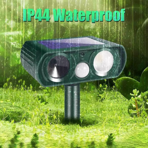 Solar Ultrasonic Coyote/Raccoon/Skunk/Snake & Rodent Repeller - Weatherproof - Image 11